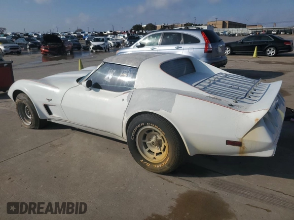 1977 Chevrolet Corvette with VIN 1Z37L7S435042, listed as a Copart auction lot 44217135 with 72,182 mi miles and Clean title. Bid and sale history available at DreamBid. Image 2.