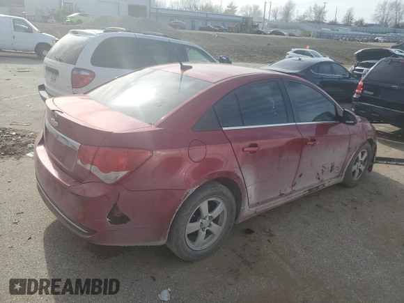 2013 Chevrolet Cruze 1LT with VIN 1G1PC5SB8D7255034, listed as a Copart auction lot 42328514 with 170,133 mi miles and Clean Title. Bid and sale history available at carsss.com. Image 3.