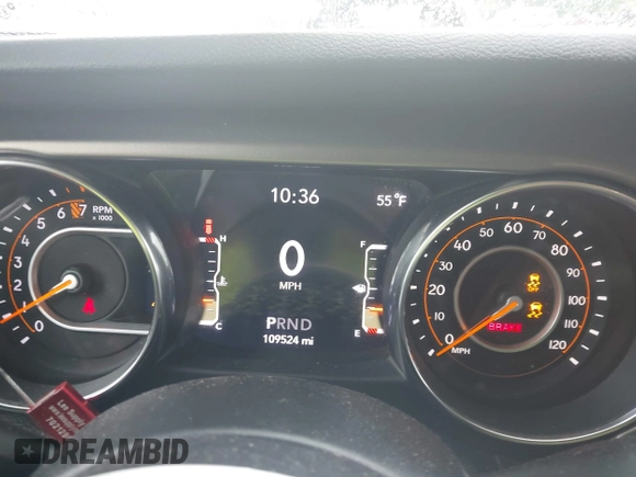 2019 Jeep Wrangler Unlimited Sport S with VIN 1C4HJXDG3KW504364, listed as a IAAI auction lot 42350748 with 109,524 mi miles and . Bid and sale history available at DreamBid. Image 16.