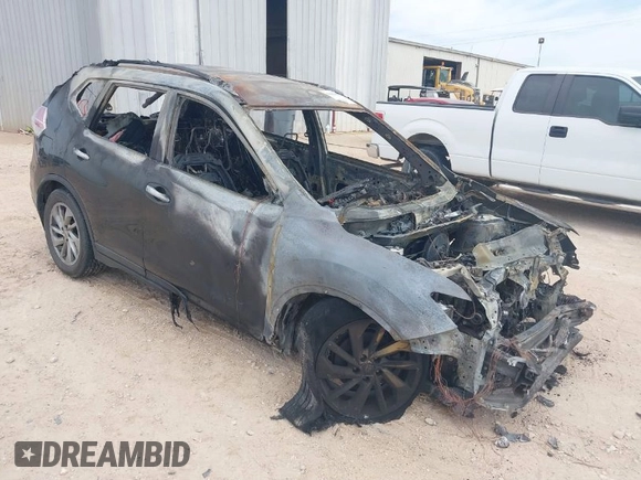 2014 Nissan Rogue SV with VIN 5N1AT2MT1EC870546, listed as a IAAI auction lot 41889002 with Not Provided miles and . Bid and sale history available at carsss.com. Image 1.