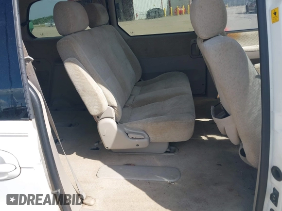 2005 Kia Sedona LX with VIN KNDUP131456634276, listed as a IAAI auction lot 42090209 with 185,754 mi miles and . Bid and sale history available at DreamBid. Image 8.