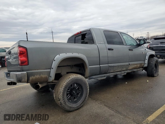 2007 Dodge Ram 2500 SLT with VIN 3D7KS29C77G750549, listed as a Copart auction lot 87028654 with 213,190 mi miles and Salvage Title. Bid and sale history available at carsss.com. Image 3.