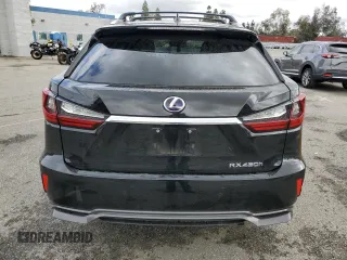 2019 Lexus RX with VIN 2T2BGMCA4KC034950, listed as a Copart auction lot 46860385 with 0 mi miles and Salvage Title. Bid and sale history available at carsss.com. Image 6.
