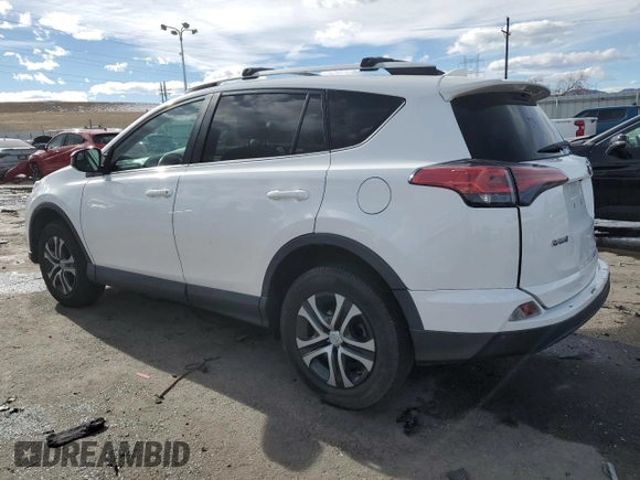 2018 Toyota RAV4 LE with VIN 2T3BFREVXJW741009, listed as a Copart auction lot 46268685 with 53,467 mi miles and Salvage Title. Bid and sale history available at DreamBid. Image 2.