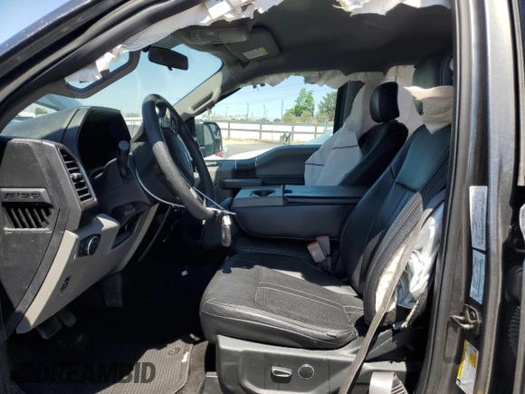 2018 Ford F-150 XL with VIN 1FTEW1EG1JFC95723, listed as a Copart auction lot 63045345 with Not provided miles and Salvage title. Bid and sale history available at DreamBid. Image 7.