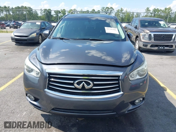 2014 Infiniti QX60 with VIN 5N1AL0MM6EC540477, listed as a IAAI auction lot 42791362 with 143,181 mi miles and . Bid and sale history available at DreamBid. Image 12.
