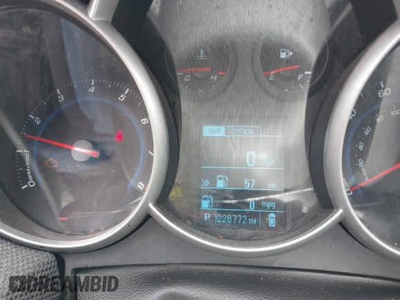 2014 Chevrolet Cruze 1LT with VIN 1G1PC5SB8E7410649, listed as a IAAI auction lot 42582375 with 228,772 mi miles and . Bid and sale history available at DreamBid. Image 7.