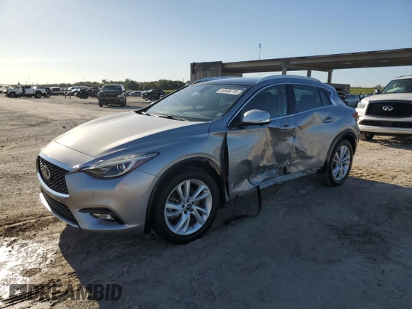 2019 Infiniti QX30 ESSENTIAL with VIN SJKCH5CP3KA010348, listed as a Copart auction lot 49908774 with 34,161 mi miles. Bid and sale history available at carsss.com. Image 1.