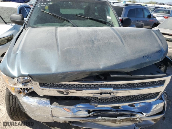 2012 Chevrolet Silverado 1500 Work Truck with VIN 1GCNCPEA0CZ320118, listed as a Copart auction lot 76294634 with 0 mi miles and Salvage Title. Bid and sale history available at carsss.com. Image 12.