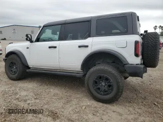 2024 Ford Bronco Wildtrak with VIN 1FMEE2BP9RLA07694, listed as a Copart auction lot 51856335 with 21,102 mi miles and Salvage title. Bid and sale history available at DreamBid. Image 2.