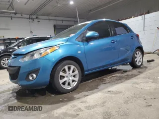 2011 Mazda 2 Sport with VIN JM1DE1HZ8B0118330, listed as a Copart auction lot 46311775 with 104,940 mi miles and Salvage Title. Bid and sale history available at carsss.com. Image 1.