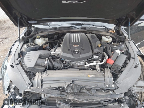 2021 Cadillac CT4 V-Series z VIN 1G6DH5RL9M0128623, wystawiony jako IAAI lot #41794786 z przebiegiem 25 314 mil mil oraz . Historia ofert i sprzedaży dostępna na DreamBid. Obrazek 10.