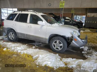 2004 Hyundai Santa Fe GLS with VIN KM8SC73E54U767532, listed as a Copart auction lot 41648395 with 125,439 mi miles and Salvage Title. Bid and sale history available at carsss.com. Image 4.