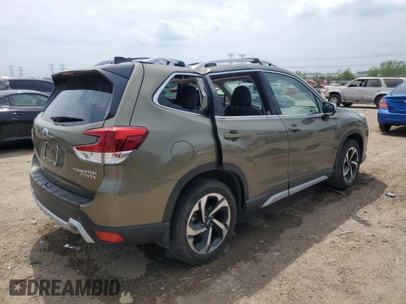 2024 Subaru Forester Touring with VIN JF2SKAMC7RH419587, listed as a Copart auction lot 57151525 with 8,830 mi miles and Salvage title. Bid and sale history available at DreamBid. Image 3.