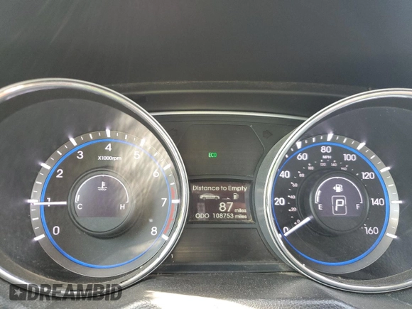 2013 Hyundai Sonata GLS z VIN 5NPEB4AC6DH777730, wystawiony jako Copart lot #56225095 z przebiegiem 108 753 mil mil oraz Szkoda całkowita • Salvage title. Historia ofert i sprzedaży dostępna na DreamBid. Obrazek 9.