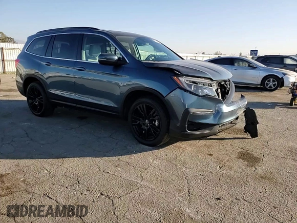 2021 Honda Pilot Special Edition with VIN 5FNYF6H2XMB087813, listed as a Copart auction lot 42349765 with 31,189 mi miles and Salvage Title. Bid and sale history available at DreamBid. Image 12.