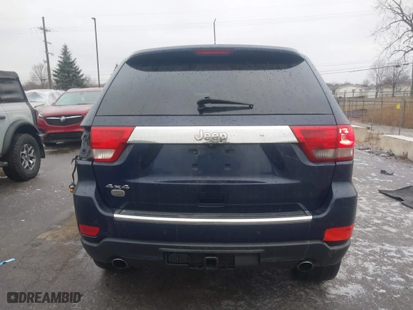 2012 Jeep Grand Cherokee Overland with VIN 1C4RJFCT9CC182216, listed as a IAAI auction lot 41490446 with 153,237 mi miles. Bid and sale history available at carsss.com. Image 16.