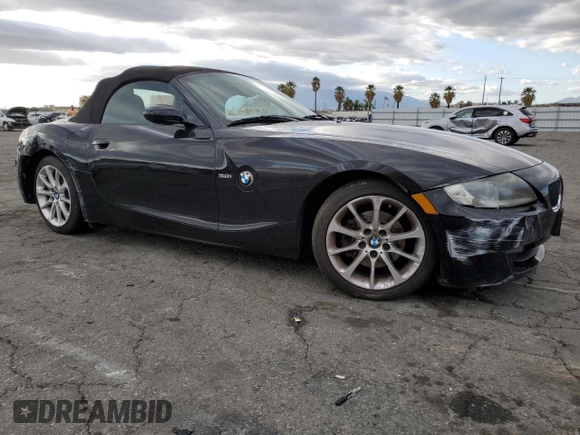 2008 BMW Z4 3.0i with VIN 4USBU33508LW74711, listed as a Copart auction lot 47768015 with 122,241 mi miles and Salvage title. Bid and sale history available at DreamBid. Image 4.