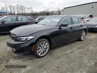 2024 BMW 3 Series 330e with VIN 3MW39FF08R8E11417, listed as a Copart auction lot 46276195 with 32,032 mi miles and Non Repairable. Bid and sale history available at carsss.com. Image 1.