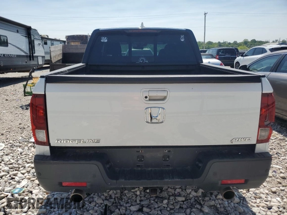 2022 Honda Ridgeline Black Edition with VIN 5FPYK3F85NB010826, listed as a Copart auction lot 59271395 with 36,204 mi miles and Salvage title. Bid and sale history available at DreamBid. Image 6.