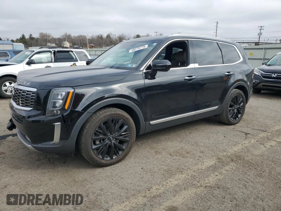 2020 Kia Telluride SX with VIN 5XYP5DHC8LG067742, listed as a Copart auction lot 49275775 with 62,368 mi miles and Salvage Title. Bid and sale history available at DreamBid. Image 1.