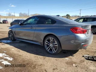 2018 BMW 4 Series 440i xDrive z VIN WBA4W9C52JAB93890, wystawiony jako Copart lot #45213155 z przebiegiem 109 064 mil mil oraz Szkoda całkowita • Salvage title. Historia ofert i sprzedaży dostępna na DreamBid. Obrazek 2.