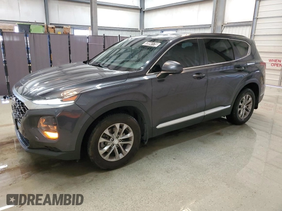 2020 Hyundai Santa Fe SE with VIN 5NMS23AD0LH272459, listed as a Copart auction lot 53894175 with 98,692 mi miles and Clean Title. Bid and sale history available at carsss.com. Image 1.