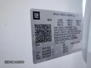 2020 Chevrolet Colorado 2WD LT z VIN 1GCGSCEN1L1128566, wystawiony jako Copart lot #58090895 z przebiegiem 98 876 mil mil oraz Szkoda całkowita • Salvage title. Historia ofert i sprzedaży dostępna na DreamBid. Obrazek 12.