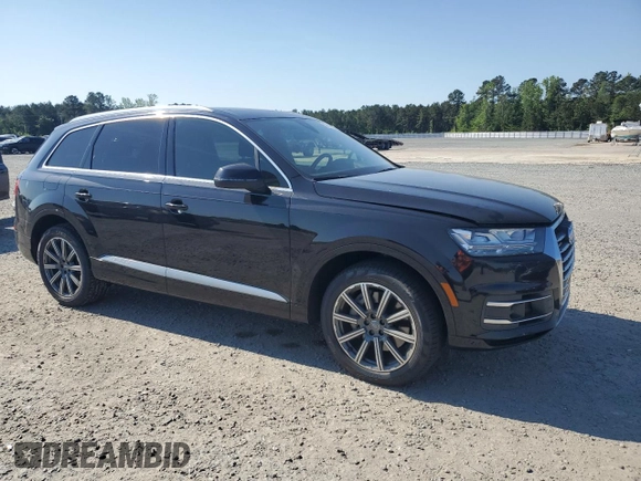 2017 Audi Q7 Premium Plus with VIN WA1LAAF71HD051770, listed as a Copart auction lot 53106825 with 88,833 mi miles and Salvage title. Bid and sale history available at DreamBid. Image 4.