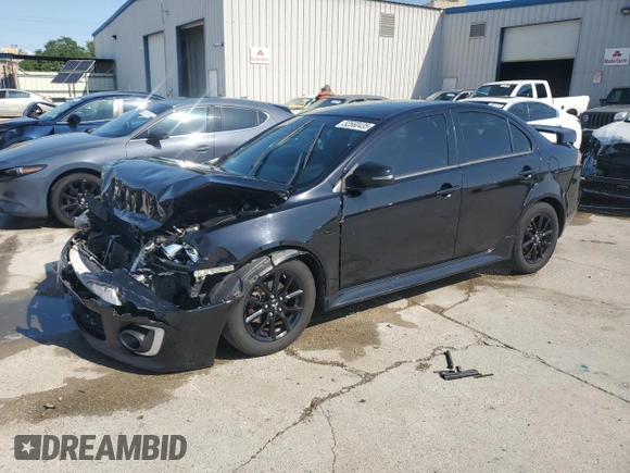 2017 Mitsubishi Lancer ES with VIN JA32U2FU6HU016113, listed as a Copart auction lot 52560435 with 0 mi miles and Salvage Title. Bid and sale history available at carsss.com. Image 1.