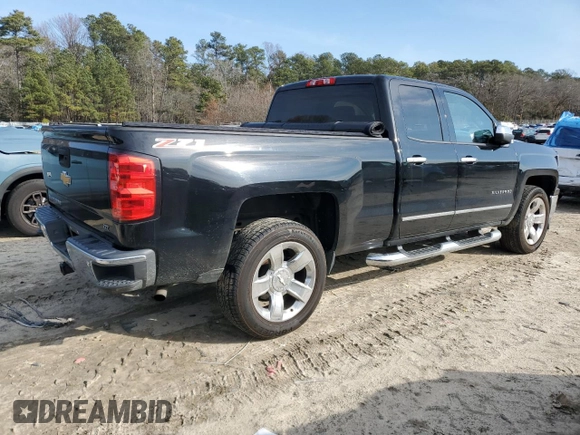2014 Chevrolet Silverado 1500 LTZ with VIN 1GCVKSEC3EZ269921, listed as a Copart auction lot 84896084 with 136,671 mi miles and Salvage Title. Bid and sale history available at DreamBid. Image 3.