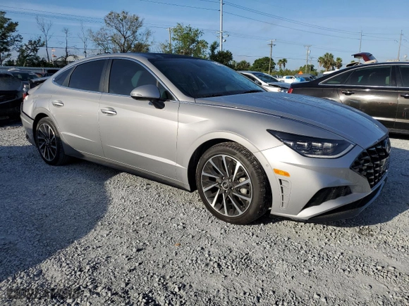 2023 Hyundai Sonata Limited with VIN KMHL34J28PA260416, listed as a Copart auction lot 51741555 with 16,440 mi miles and Salvage Title. Bid and sale history available at carsss.com. Image 4.