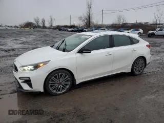 2020 Kia Forte GT with VIN KNAF45A7XL5060749, listed as a Copart auction lot 85507734 with 108,734 mi miles and Salvage Title. Bid and sale history available at carsss.com. Image 1.