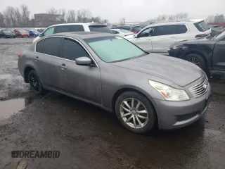 2009 Infiniti G37 Sedan x with VIN JNKCV61F39M051579, listed as a Copart auction lot 51493645 with 0 mi miles and Salvage Title. Bid and sale history available at carsss.com. Image 4.