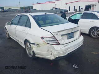 2014 Mercedes-Benz C 250 Sport with VIN WDDGF4HB9EA919237, listed as a IAAI auction lot 39876154 with 110,766 mi miles and . Bid and sale history available at carsss.com. Image 3.