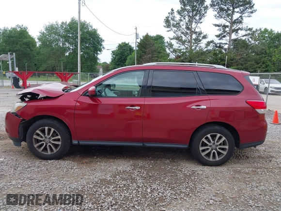 2016 Nissan Pathfinder SV with VIN 5N1AR2MM2GC629654, listed as a IAAI auction lot 42170119 with 121,000 mi miles and . Bid and sale history available at DreamBid. Image 14.