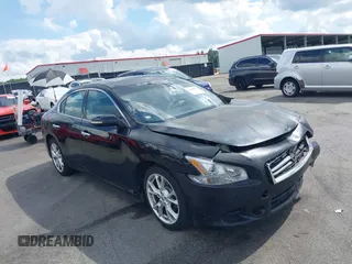 2012 Nissan Maxima SV with VIN 1N4AA5AP1CC822762, listed as a IAAI auction lot 42488357 with 228,218 mi miles and . Bid and sale history available at DreamBid. Image 1.