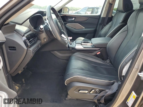 2024 Acura MDX Advance with VIN 5J8YE1H83RL034080, listed as a Copart auction lot 57680315 with 27,749 mi miles and Salvage title. Bid and sale history available at DreamBid. Image 7.