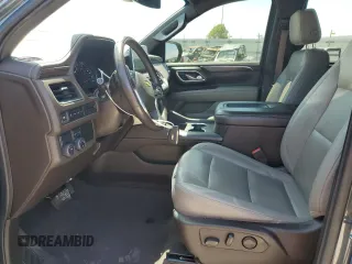 2021 Chevrolet Tahoe LT with VIN 1GNSCNKD7MR355575, listed as a Copart auction lot 53296505 with 91,928 mi miles and Salvage title. Bid and sale history available at DreamBid. Image 7.