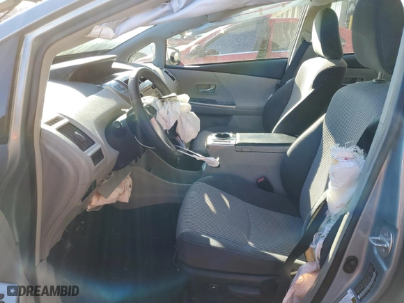 2017 Toyota Prius v Two with VIN JTDZN3EU4HJ067048, listed as a Copart auction lot 41737275 with 0 mi miles and Salvage Title. Bid and sale history available at carsss.com. Image 7.