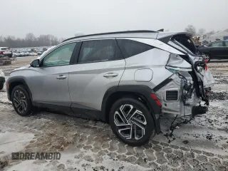 2025 Hyundai Tucson Limited with VIN 5NMJECDE7SH499993, listed as a Copart auction lot 44008095 with 2,087 mi miles and Salvage Title. Bid and sale history available at carsss.com. Image 2.