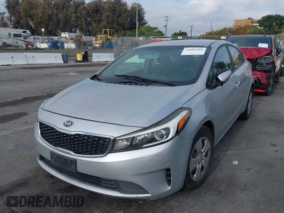 2017 Kia Forte LX with VIN 3KPFK4A71HE096490, listed as a IAAI auction lot 42085810 with 152,924 mi miles. Bid and sale history available at carsss.com. Image 17.