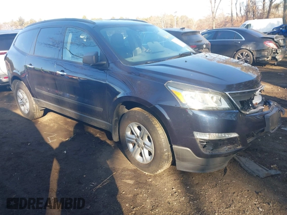 2016 Chevrolet Traverse LS with VIN 1GNKRFED8GJ251888, listed as a IAAI auction lot 41591602 with Not Provided miles. Bid and sale history available at carsss.com. Image 1.