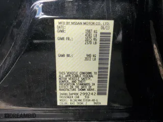 2013 Nissan Altima 3.5 SV with VIN 1N4BL3AP4DC299242, listed as a Copart auction lot 45269945 with 85,177 mi miles and Salvage Title. Bid and sale history available at carsss.com. Image 12.