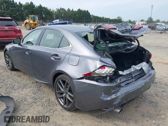 2015 Lexus IS 250 with VIN JTHCF1D25F5029646, listed as a IAAI auction lot 42170729 with 84,509 mi miles and . Bid and sale history available at DreamBid. Image 3.