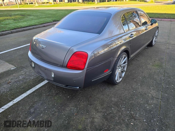 2006 Bentley Flying Spur with VIN SCBBR53W66C034319, listed as a Copart auction lot 65658225 with 85,166 mi miles and Salvage title. Bid and sale history available at DreamBid. Image 4.