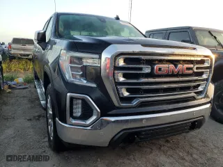 2019 GMC Sierra 1500 SLT with VIN 1GTU9DEL0KZ112829, listed as a Copart auction lot 76674524 with 91,747 mi miles and Salvage Title. Bid and sale history available at carsss.com. Image 5.
