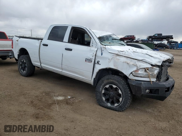 2012 Ram 2500 ST with VIN 3C6UD5CL2CG268869, listed as a Copart auction lot 49730445 with 263,547 mi miles and Salvage title. Bid and sale history available at DreamBid. Image 4.