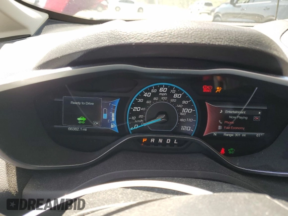 2017 Ford C-Max Energi SE with VIN 1FADP5EU5HL107180, listed as a Copart auction lot 51114384 with 66,382 mi miles. Bid and sale history available at carsss.com. Image 9.