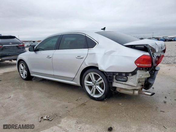 2015 Volkswagen Passat 1.8T SE w/Sunroof & Nav with VIN 1VWBT7A32FC048055, listed as a Copart auction lot 51854075 with 130,743 mi miles and Salvage Title. Bid and sale history available at carsss.com. Image 2.